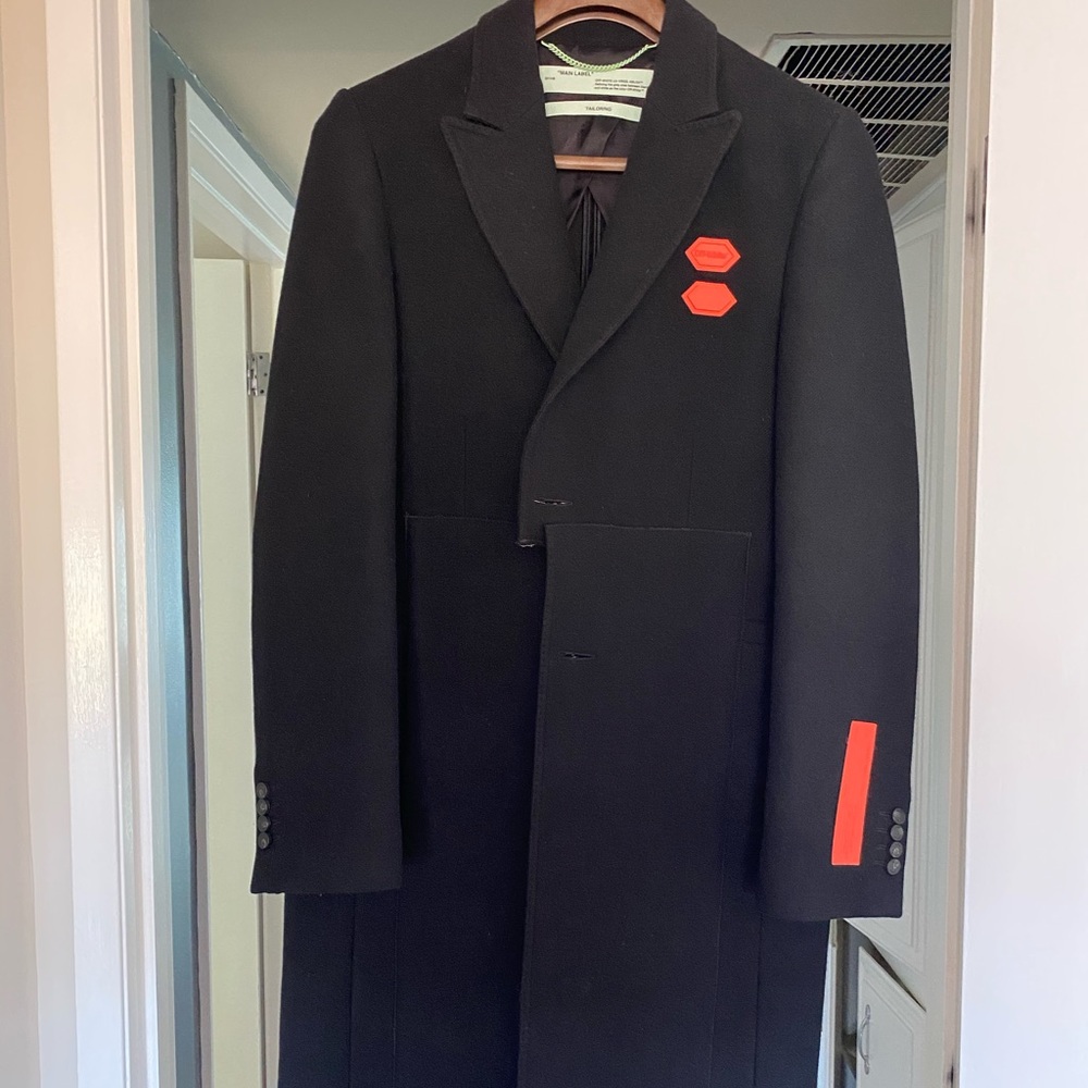 Off white trench coat